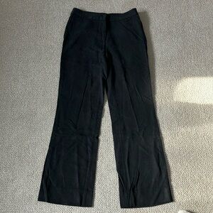 Grana 100% Tencel soft black straight leg pants S